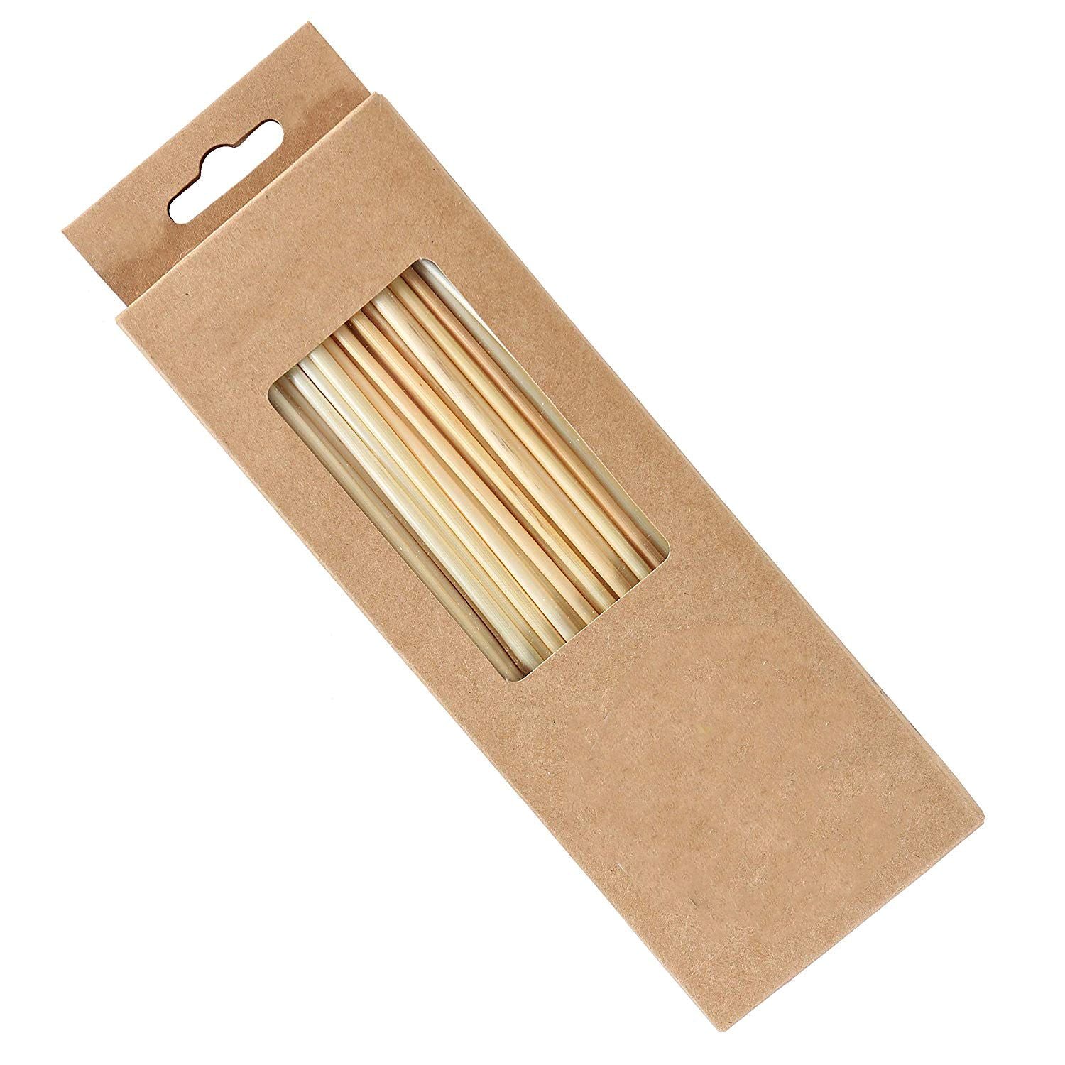 Compostable  Wrapped Bamboo Straws