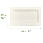 Disposable rectangle PLA plates