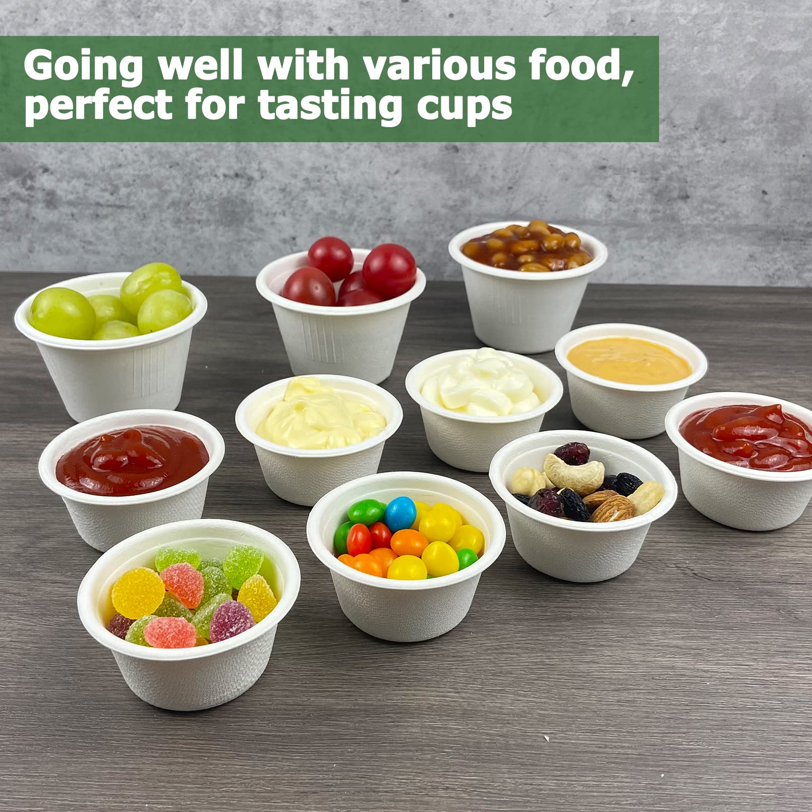 Supermarket Compostable Tasting Cups