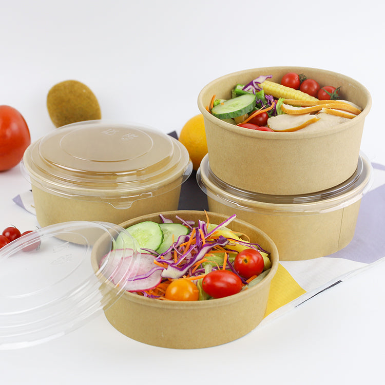 Compostable Paper Bowls With Lids