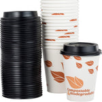 Biodegradable Hot Beverage Cups With Lids