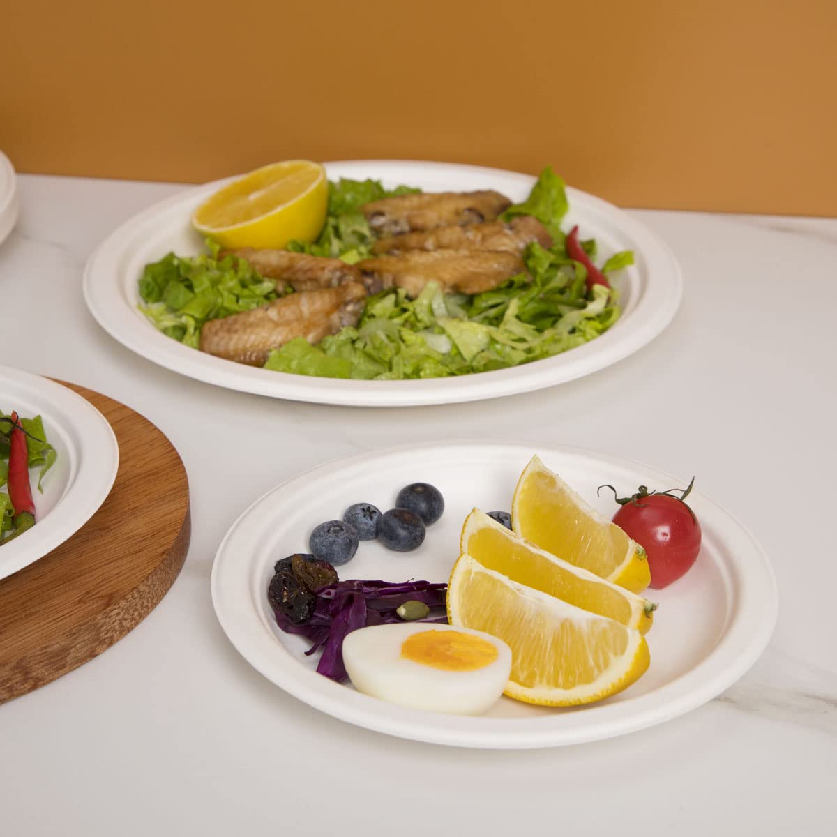 Biodegradable Oval Disposable Plates